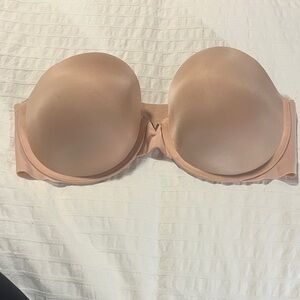 Victoria's Secret Strapless Bandeau - Nude 36C